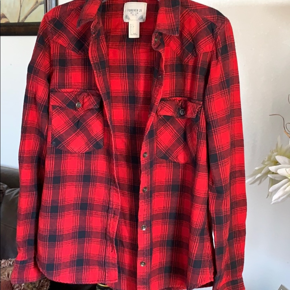Black and Red flannel